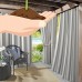 Sun Zero Valencia Cabana Stripe Indoor/Outdoor UV Protectant Curtain Panel   568493712